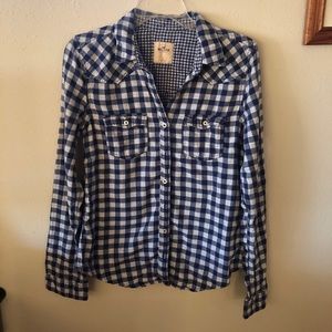 Hollister flannel button up